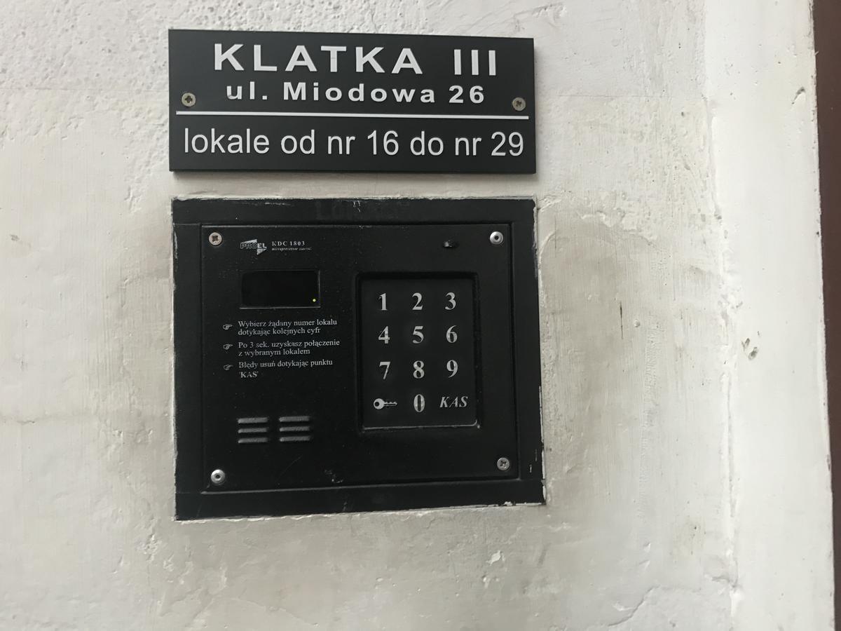华沙Stare Miasto Miodowa 26公寓 外观 照片